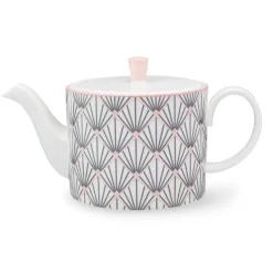 Jo Deakin Zighy Teapot in Grey & Blush Pink- Teapots