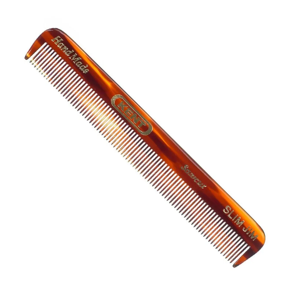 Kent Slim Jim Pocket Comb for Fine Hair- Brushes & Combs