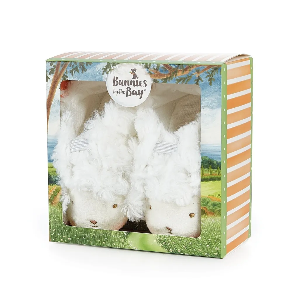 Kiddo Baa Baa Sheep Booties- Childrenswear|Toys