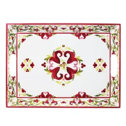 Le Cadeaux Vischio Large Two Handled Serving Tray- Trays