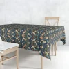 Le Chateau Textiles William Morris Gallery Strawberry Thief Navy Square Acrylic Tablecloth- Tablecloths
