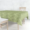 Le Chateau Textiles William Morris Gallery Willow Boughs Green Square Acrylic Tablecloth- Tablecloths