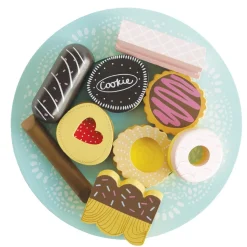 Le Toy Van Biscuits & Plate Set- Toys