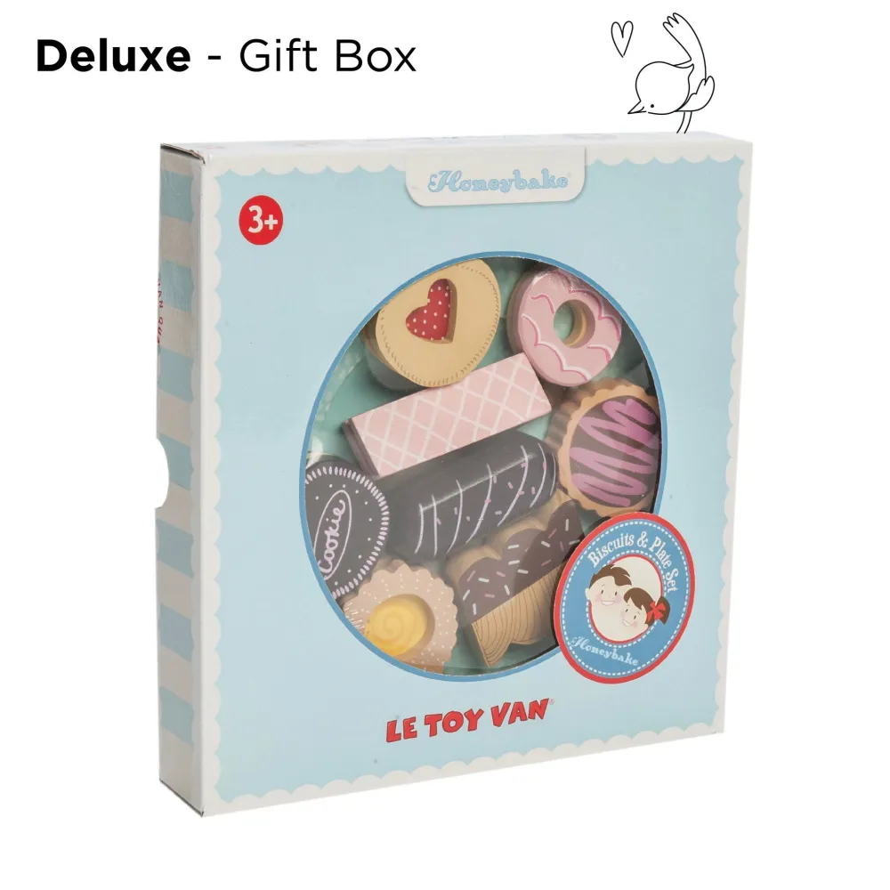 Le Toy Van Biscuits & Plate Set- Toys