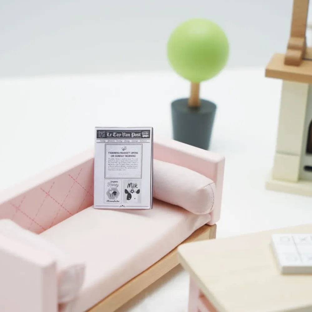 Le Toy Van Daisylane Dolls House Sitting Room Furniture Set- Toys