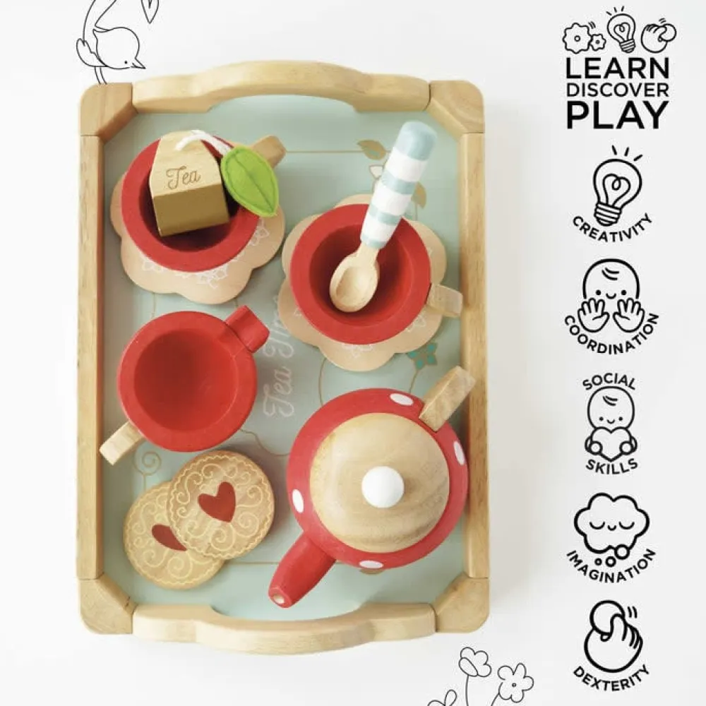 Le Toy Van Honeybake Tea Set & Tray- Toys