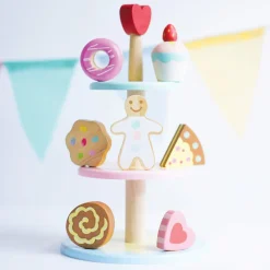 Le Toy Van Honeybake Three Tier Patisserie Cake Stand Set- Toys