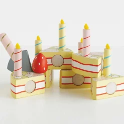 Le Toy Van Sliceable Birthday Cake & Candles- Toys