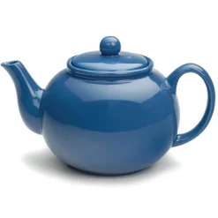 Light Blue Stoneware Teapot- Teapots