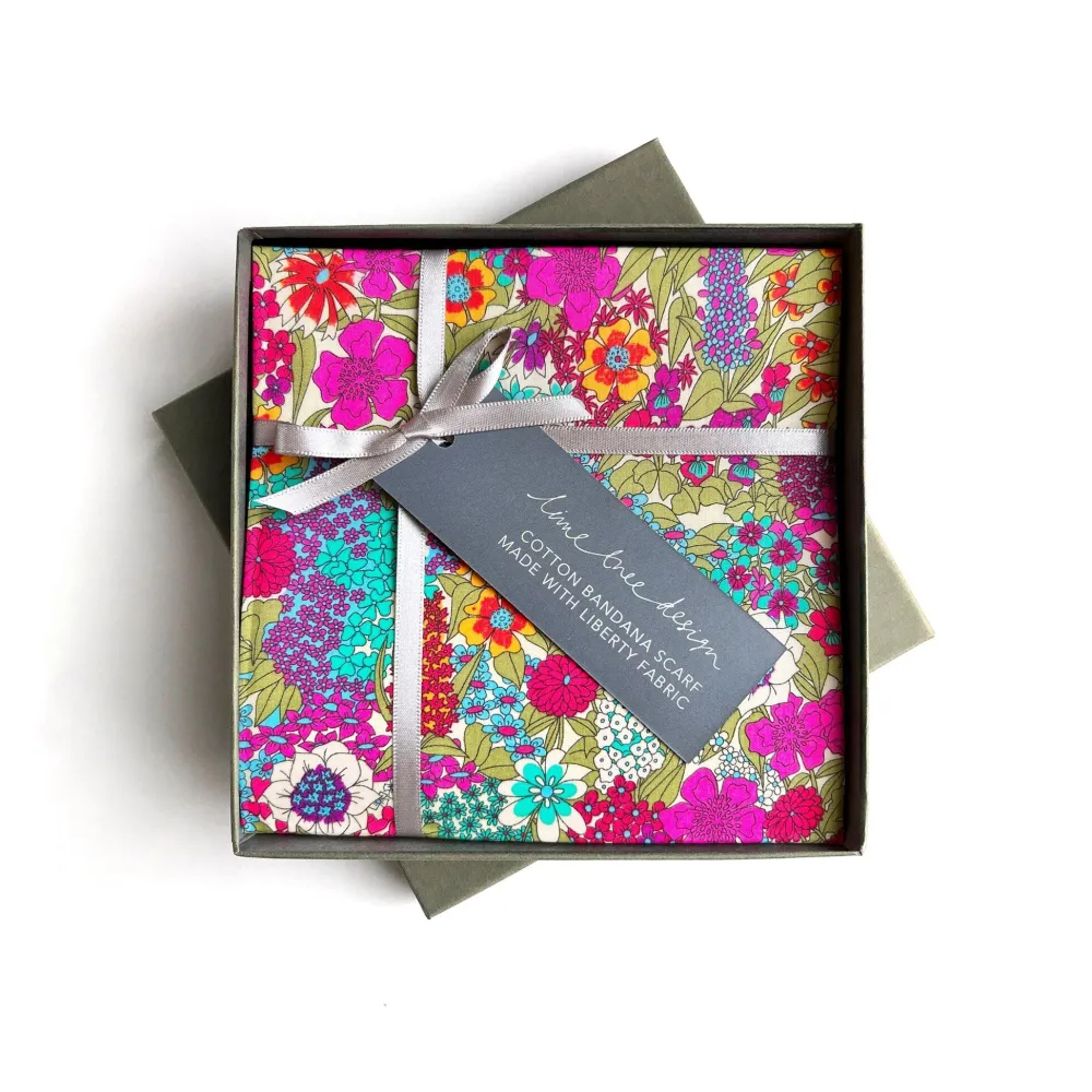 Lime Ciara Square Bandana- Handkerchiefs|Scarves & Wraps