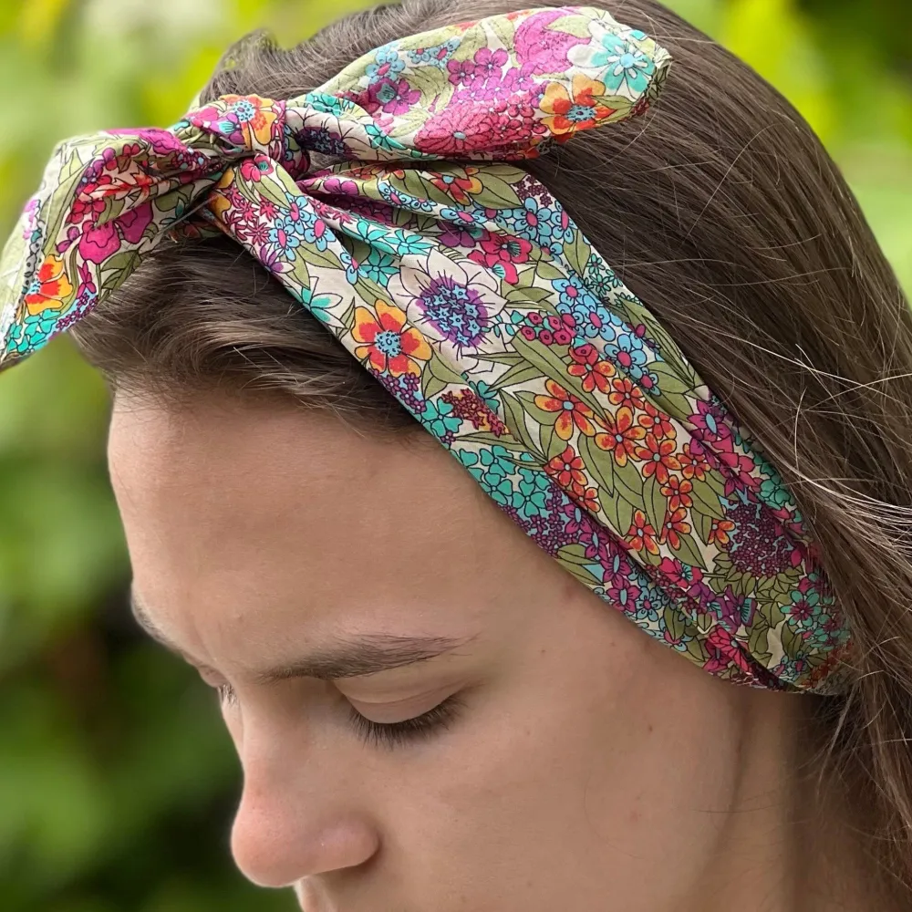 Lime Ciara Square Bandana- Handkerchiefs|Scarves & Wraps