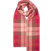 Lochcarron of Scotland Alba Hunting Rose Extra Fine Merino Stole- Scarves & Wraps