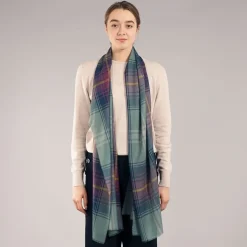 Lochcarron of Scotland Alba Hame Extra Fine Merino Stole- Scarves & Wraps
