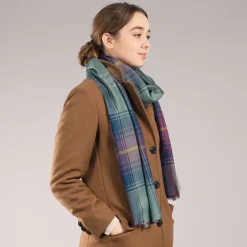 Lochcarron of Scotland Alba Hame Extra Fine Merino Stole- Scarves & Wraps