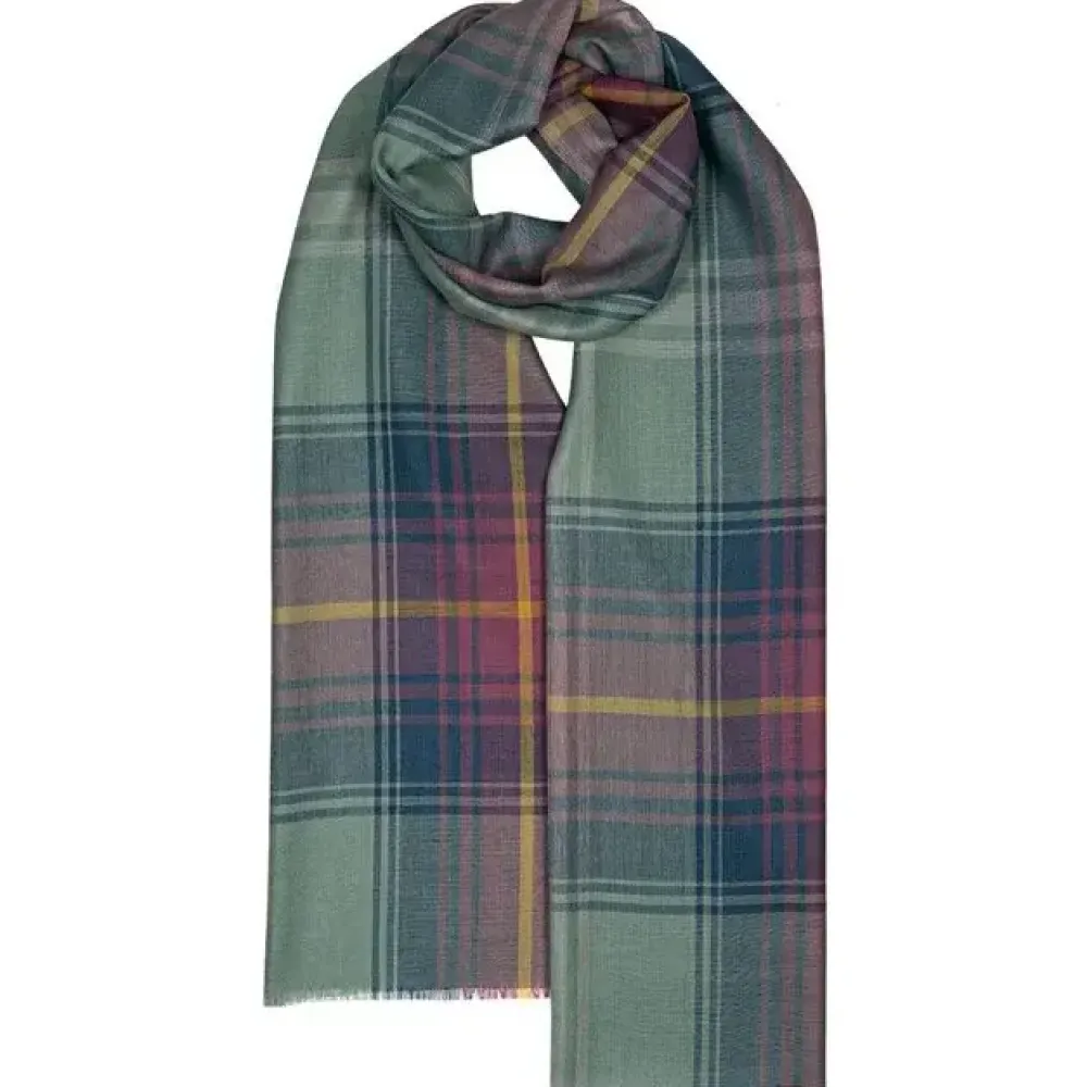 Lochcarron of Scotland Alba Hame Extra Fine Merino Stole- Scarves & Wraps
