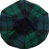 Lochcarron of Scotland Black Watch Modern Tartan Brushed Wool Tam- Hats