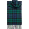 Lochcarron of Scotland Bowhill Scarf Black Watch Modern- Scarves & Wraps