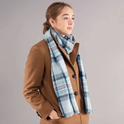 Lochcarron of Scotland Diana Princess of Wales Memorial Tartan Extra Fine Merino Stole- Scarves & Wraps