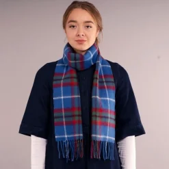 Lochcarron of Scotland Edinburgh Tartan Lambswool Scarf- Scarves & Wraps