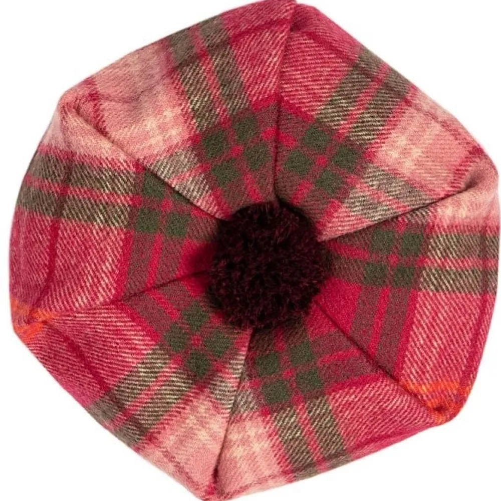 Lochcarron of Scotland Hunting Rose Tartan Brushed Wool Tam- Hats