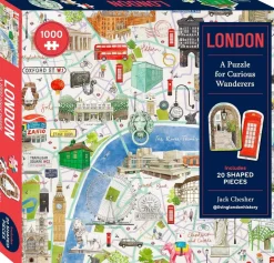 London: A 1000-Piece Puzzle for Curious Wanderers- Games & Puzzles