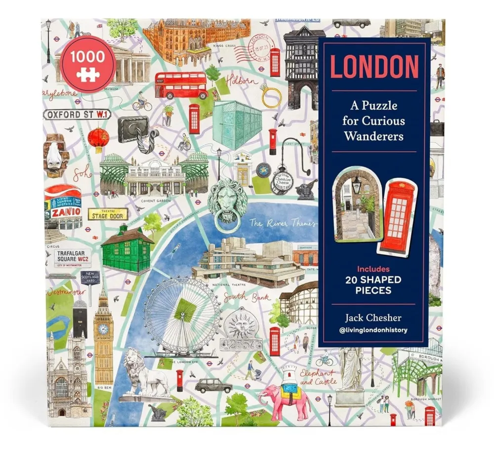 London: A 1000-Piece Puzzle for Curious Wanderers- Games & Puzzles