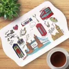 London Sketch Large Tray- Trays|Tea Trays