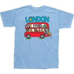 London’s Kids T-Shirt Blue Age 1-2- Souvenirs|Childrenswear