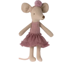 Maileg Ballerina Mouse, Big Sister - Heather- Toys|Maileg