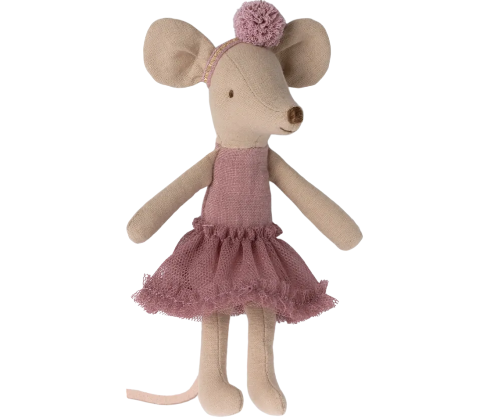 Maileg Ballerina Mouse, Big Sister - Heather- Toys|Maileg