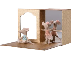 Maileg Ballet Mice in Dance Studio, Little Sister and Brother- Maileg|Toys