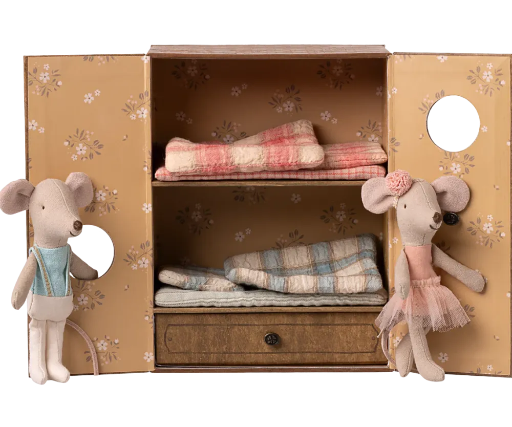 Maileg Ballet Mice in Dance Studio, Little Sister and Brother- Maileg|Toys