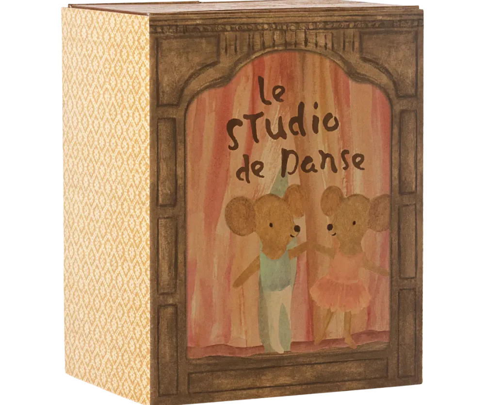Maileg Ballet Mice in Dance Studio, Little Sister and Brother- Maileg|Toys