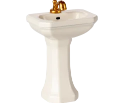 Maileg Bathroom Sink, Mouse - Off White- Maileg|Toys