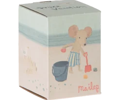 Maileg Beach Set: Shovel, Bucket & Shells- Maileg|Toys