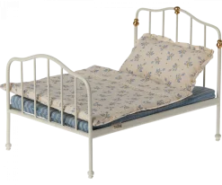 Maileg Bed, Mouse - Off White- Maileg|Toys