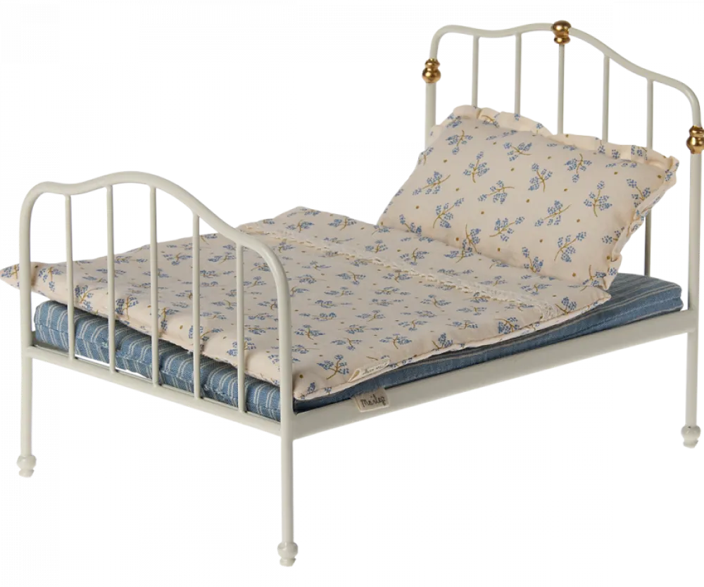 Maileg Bed, Mouse - Off White- Maileg|Toys