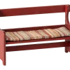 Maileg Bench, Mouse (Red)- Maileg|Toys