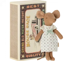 Maileg Big Sister Mouse in Box - White Nightgown- Maileg|Toys