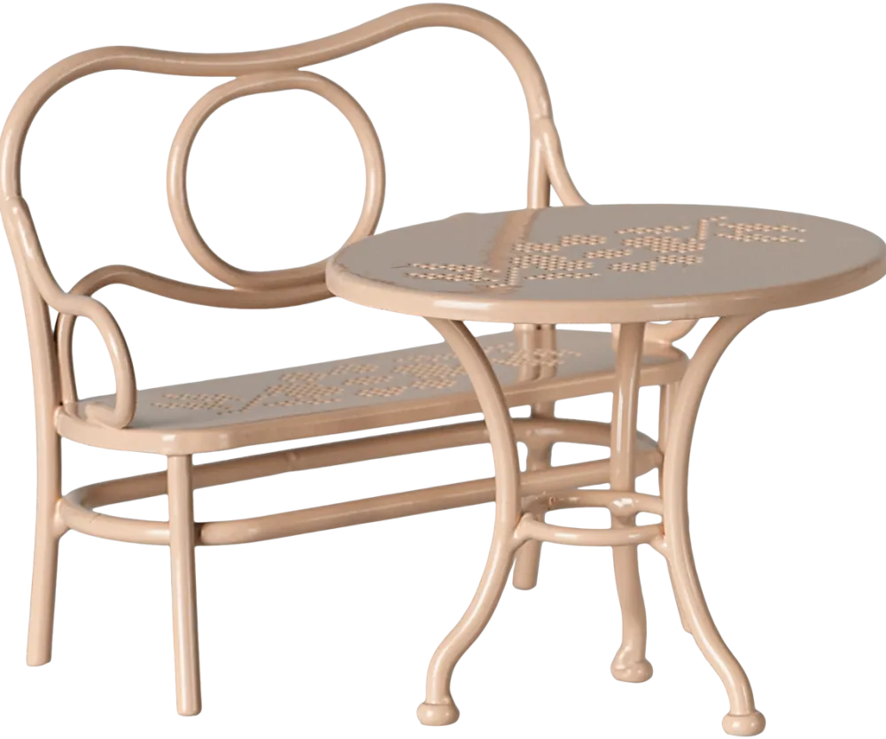 Maileg Café Set, Mouse, Big (Pale Pink)- Maileg|Toys