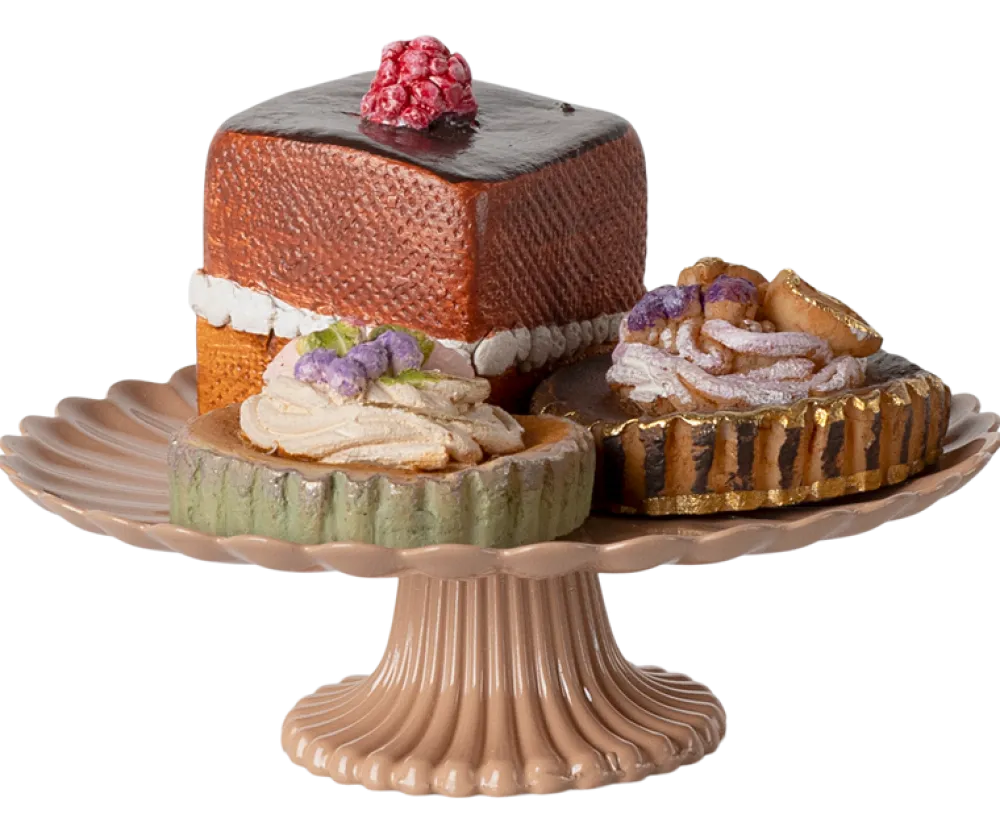 Maileg Cakes & Cakestand, Mini- Maileg|Toys