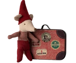 Maileg Christmas Mouse, Baby in Suitcase- Maileg|Toys