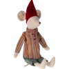 Maileg Christmas Mouse, Medium - Scarf- Maileg|Toys