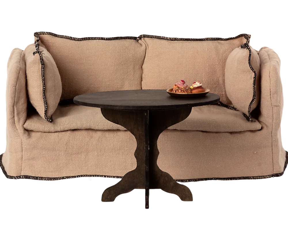 Maileg Coffee Table, Miniature - Anthracite- Maileg|Toys