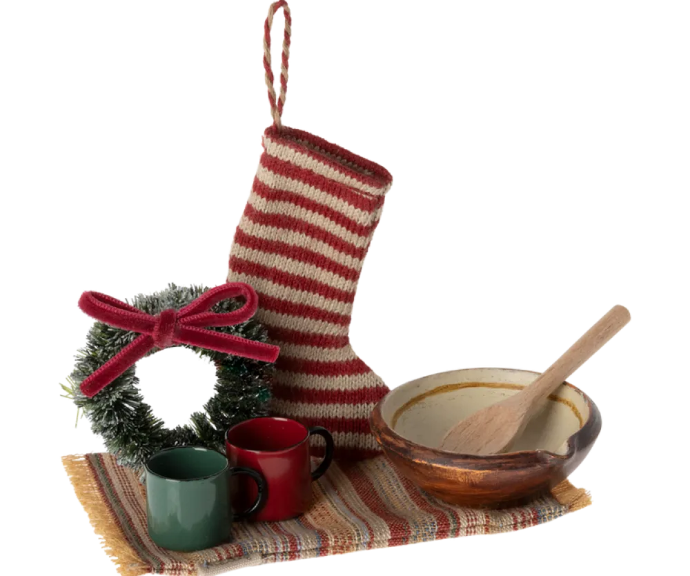 Maileg Cosy Christmas Set, Mouse- Maileg|Toys