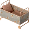 Maileg Cot Bed, Micro - Powder- Maileg|Toys