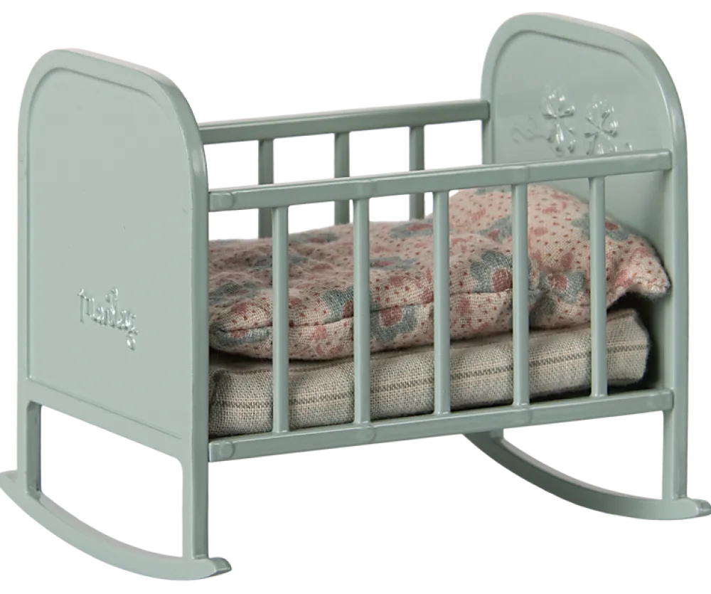 Maileg Cradle, My - Blue Mint- Maileg|Toys