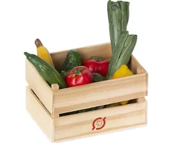 Maileg Crate of Veggies & Fruit- Maileg|Toys
