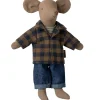 Maileg Dad Mouse - Light Brown- Maileg