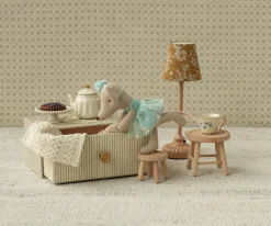 Maileg Dance Mouse in Daybed, Little Sister- Maileg|Soft Toys